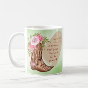 Proverbs 31:30 Woman Praised Who Fears the Lord Coffee Mug