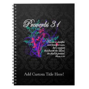 Proverbs 31 Bible Christian Women's Notebook