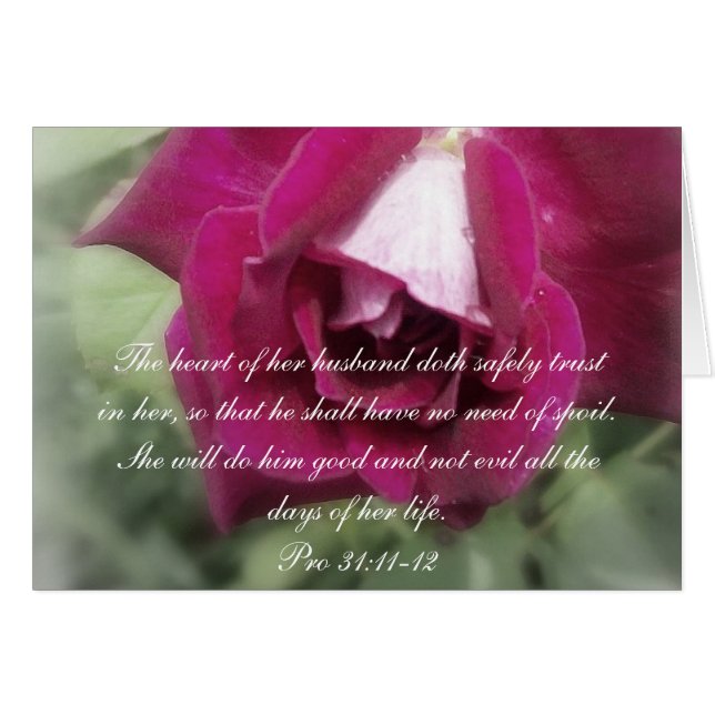 Proverbs 31 Collection ~ Pro 31:11-12 (Front Horizontal)