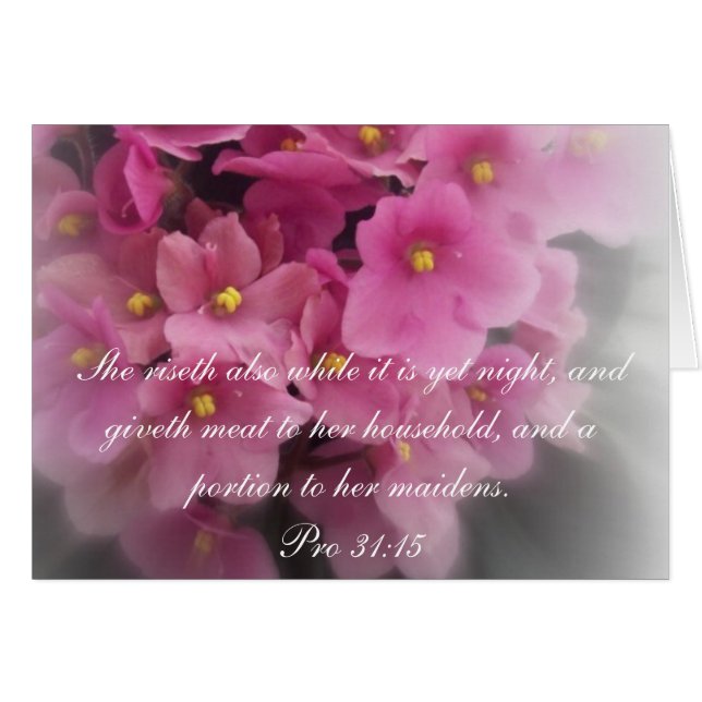 Proverbs 31 Collection ~ Proverbs 31:15 (Front Horizontal)
