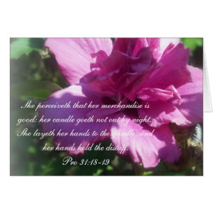 Proverbs 31 Collection ~ Proverbs 31: 18-19