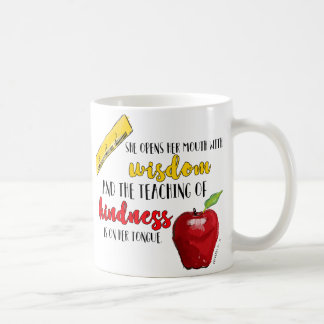 Proverbs 31 Teacher Coffee Mug