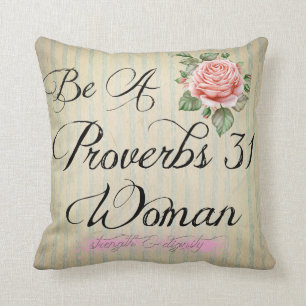 Proverbs 31 Woman Cushion