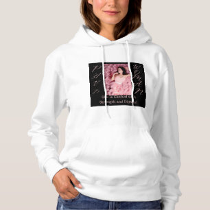 Proverbs 31 Woman White Long-Sleeve Hoodie