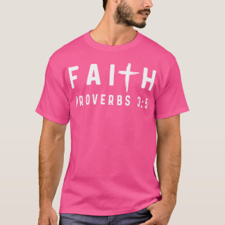 Proverbs 35 3 5 Faith God Jesus Religious Christia T-Shirt