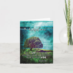 Proverbs 3:18 Photo Notecard