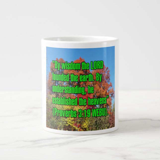 Proverbs 3:19 WEBU Mug (Front)
