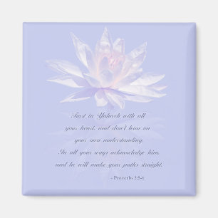 Proverbs 3:5-6   Bible Verse Magnet