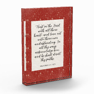 Proverbs 3:5-6 KJV Bible Verse Image  Photo Block
