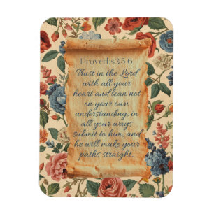 Proverbs 3:5–6 Trust in the Lord Bible Verse Magnet