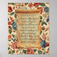 Proverbs 3:5–6 Trust in the Lord Bible Verse 