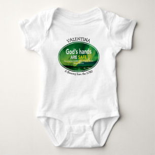 Proverbs 3:5-6   TRUST IN THE LORD Custom Photo Baby Bodysuit