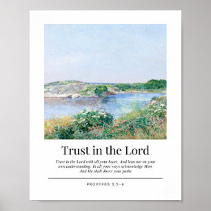 Proverbs 3:5-6 Trust in the Lord Poster