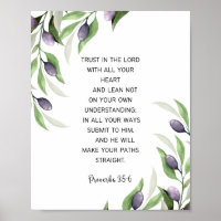 Proverbs 3:5-6 Trust in the Lord