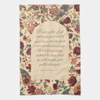 Proverbs 3:5–6 Trust in the Lord Vintage Floral