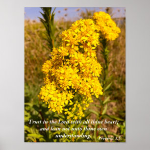 Proverbs 3:5 Bible verse poster