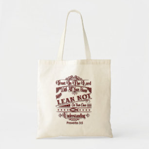 Proverbs 3:5 Budget Tote Bag