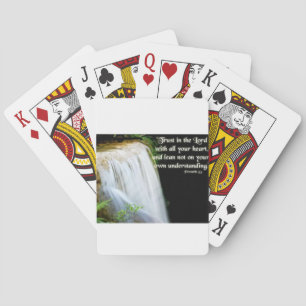 Proverbs 3:5 playing cards