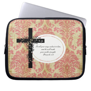 Proverbs 3:6 Laptop or Netbook Carrier Sleeve