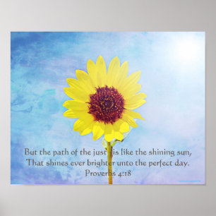 Proverbs 4:18 Poster Print
