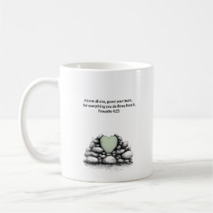 Proverbs 4:23 Bible Verse Christian Faith Gift Mug