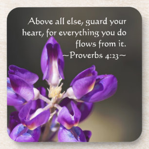 Proverbs 4:23 coaster