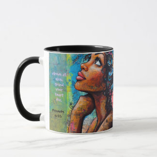 Proverbs 4:23 Guard Your Heart Mug
