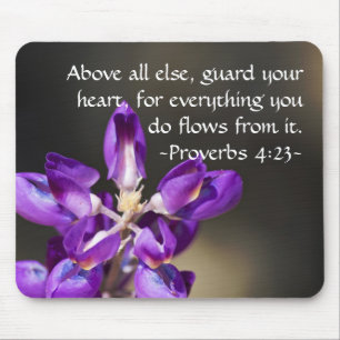 Proverbs 4:23 mouse mat