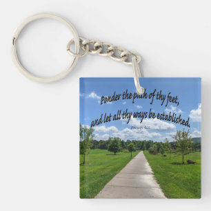 Proverbs 4:26 key ring