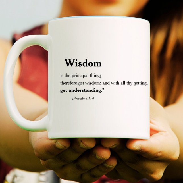 Proverbs  8:11 | 19:8 Christian Bible Scripture Coffee Mug (Creator Uploaded)