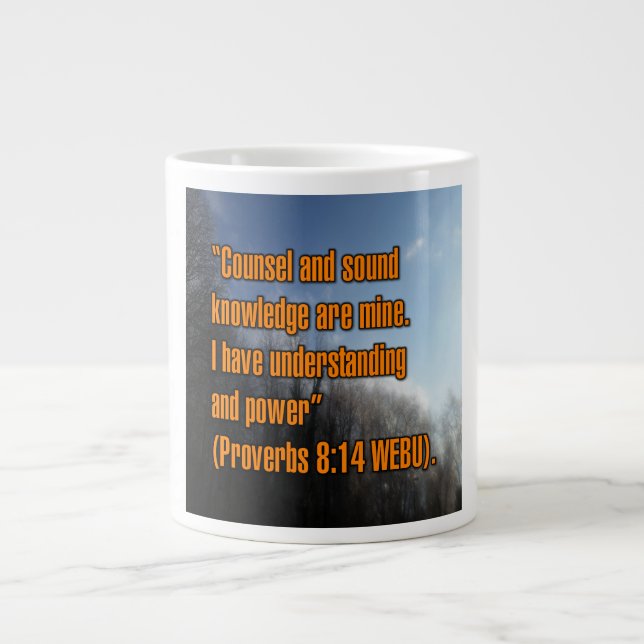 Proverbs 8:14 WEBU Mug (Front)