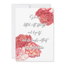 Proverbs, Religious Card, Women's Empowerment Card