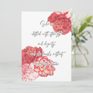 Proverbs, Religious Card, Women's Empowerment Card