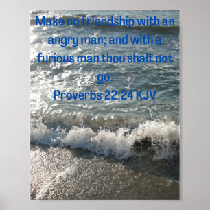 Proverbs useful advice  poster