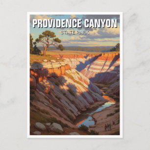 Providence Canyon State Park Georgia Travel Postcard