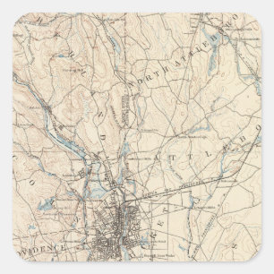 Providence, Massachusetts Square Sticker