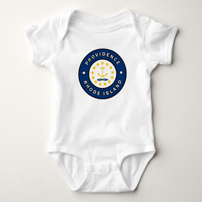 Providence Rhode Island Baby Bodysuit (Front)
