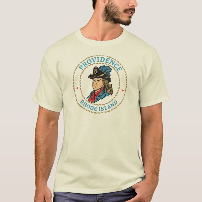 Providence Rhode Island Colonial T-Shirt (Front)