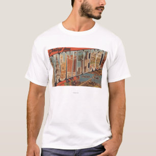 Providence, Rhode Island - Large Letter Scenes 2 T-Shirt