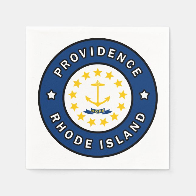 Providence Rhode Island Napkin (Front)