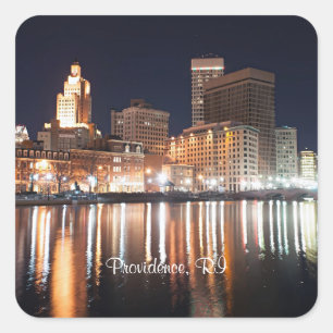 Providence Rhode Island Square Sticker