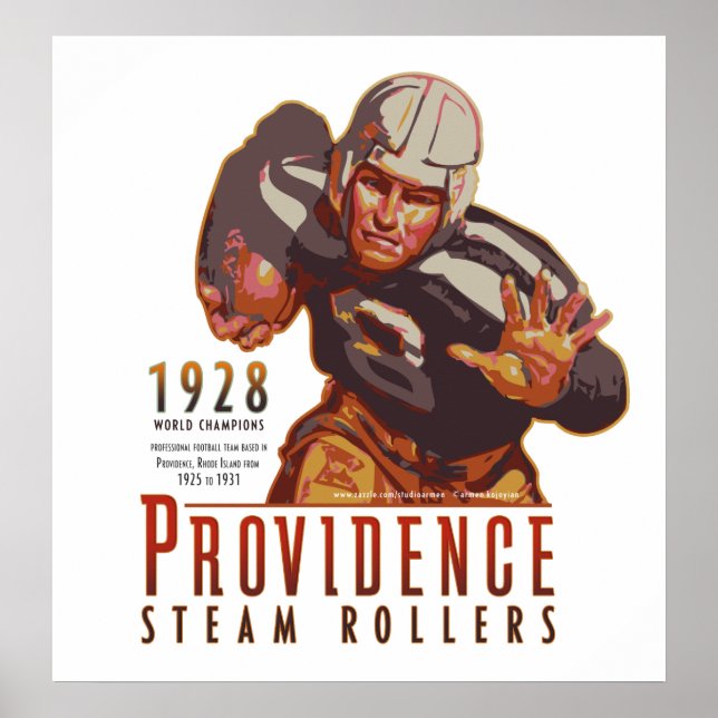 Providence Steam Rollers Poster (Front)