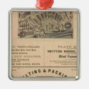 Providence Tool and Forge and Nut Company Metal Tree Decoration
