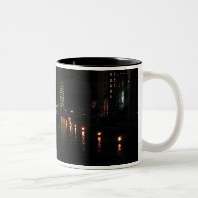 providence waterfire Two-Tone coffee mug (Right)