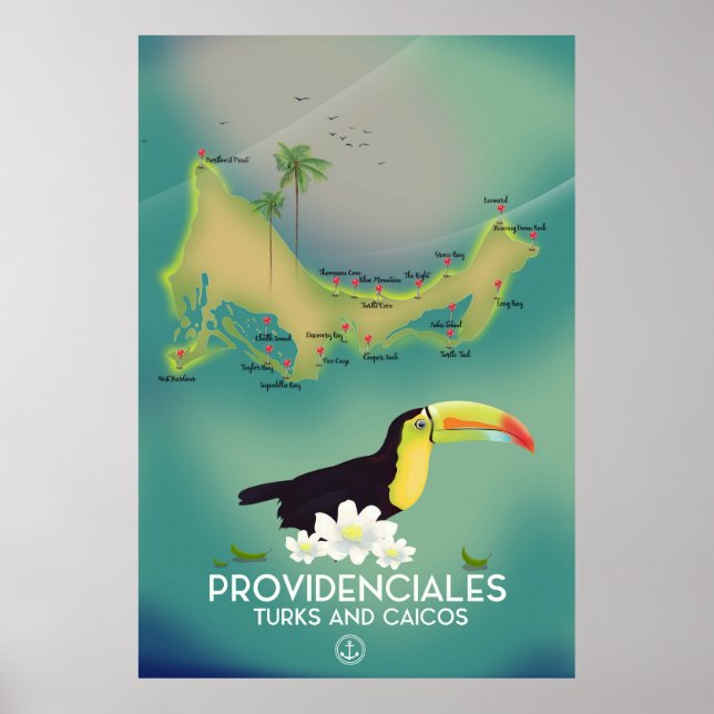 Providenciales turks and caicos poster (Front)