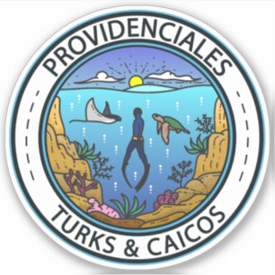 Providenciales Turks and Caicos Scuba Badge