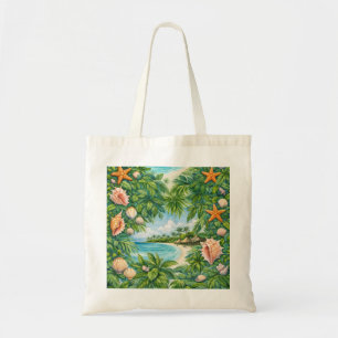 Providenciales Turks and Caicos Tropical Beach Tote Bag
