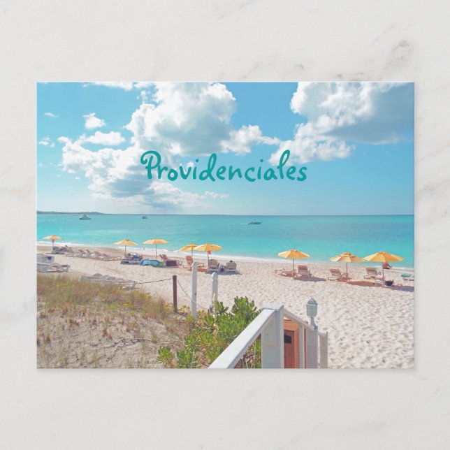 "PROVIDENCIALES /TURKS&CAICOS ISLANDS" POSTCARD (Front)