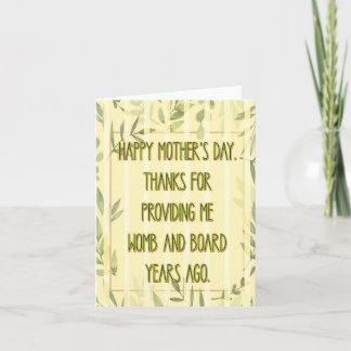 Providing Me Heartfelt Mother's Day Card