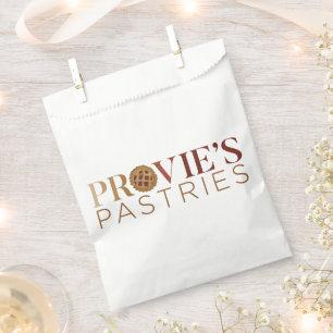 Provie's Pastries Logo Favour Bag